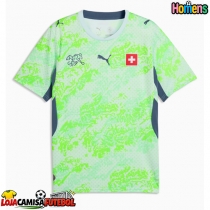 Camisa de Futebol Suíça Equipamento Secundário Mundo 2026 Manga Curta